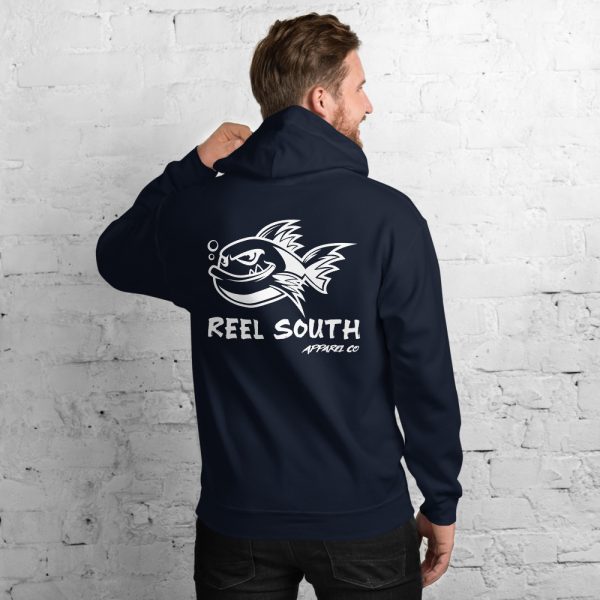 reel south logo hoodie mockup