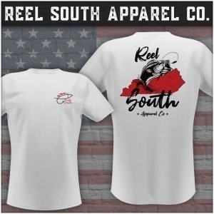 Reel South Kentucky Bass T-Shirt (Cardinal/Black)