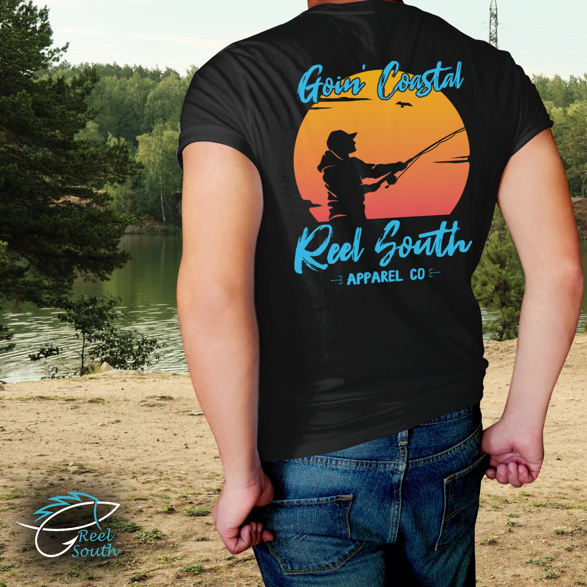 Reel South Goin' Coastal T-Shirt – Reel South Apparel Co.